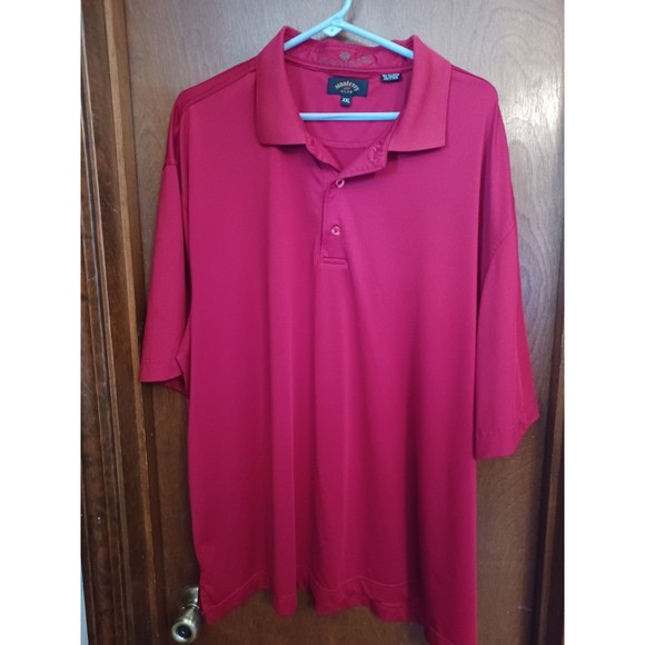 Monterey Club men's red Dry Swing Sz. XXL The Tribute golf shirt. Rare. Polo. - Picture 1 of 4